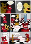  2015 aggablaze animatronic bear canine comic female five_nights_at_freddy&#039;s fox foxy_(fnaf) freddy_(fnaf) golden_freddy_(fnaf) group hi_res machine male mammal robot video_games 