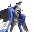  2015 3d_(artwork) alpha_channel animal_genitalia animal_penis anus balls blue_scales butt cgi claws digital_media_(artwork) dragon feral flaccid hair horn lizard low-angle_view male model_sheet nude open_mouth penis pose reptile salireths scales scalie sharp_teeth sheath simple_background solo standing talnova_(character) teeth tongue tongue_out unusual_penis white_scales wings worm&#039;s-eye_view yellow_eyes 