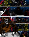  animatronic bakukurara bear canine comic five_nights_at_freddy&#039;s five_nights_at_freddy&#039;s_4 fox group lagomorph machine mammal nightmare_balloon_boy_(fnaf) nightmare_foxy_(fnaf) nightmare_freddy_(fnaf) nightmare_mangle_(fnaf) oil plushtrap_(fnaf) rabbit robot video_games 