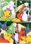  avian big_breasts big_dom_small_sub bird blaziken breast_fondling breast_suck breasts canine chicken comic dialogue english_text erect_nipples erection female fondling group group_sex hand_on_breast hi_res huge_breasts legendary_pok&eacute;mon lucario male male/female mammal mewtwo nintendo nipples nude palcomix palcomix_team penetration pikachu pok&eacute;mon sex size_difference sucking text vaginal vaginal_penetration video_games 