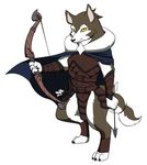  anthro armello armor arrow bow_(weapon) canine cloak clothing digitigrade female frown hi_res holding_object holding_weapon leather leather_armor looking_at_viewer mammal ranged_weapon river_(armello) solo weapon werewolfs wolf yellow_eyes 