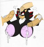  2016 anthro big_breasts big_penis breasts ckt cricket-inc crossgender female group hi_res male penis seth65 shadow_the_hedgehog sonic_(series) 