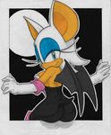  anthro bat bhawk big_breasts big_butt breasts butt clothing female gloves looking_at_viewer looking_back mammal rouge_the_bat seth65 solo sonic_(series) wings 
