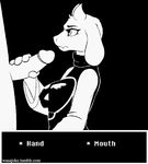  aliasing animated anthro black_and_white boss_monster breasts caprine cum cum_on_breasts cum_on_face cumshot digital_media_(artwork) erection faceless_male female goat handjob humanoid_penis male male/female mammal monochrome orgasm penis toriel uncut undertale video_games wasajoke 