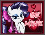  &lt;3 2016 bow burning-heart-brony english_text equine eyeshadow female friendship_is_magic hi_res horn looking_at_viewer makeup mammal my_little_pony rarity_(mlp) solo sparkles text unicorn 