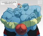  anthro bear belly canine clothed clothing digital_media_(artwork) erection feraligatr foreshortening group imprint low-angle_view male mammal nido nintendo oral penis penis_towards_viewer pok&eacute;mon skai skaifox soft_vore solo_focus tank topless vehicle video_games vore 