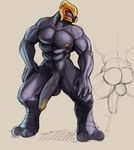  2016 abs alien arbiter backsack balls blue_body butt colored daftpatriot digitigrade front_view grey_background half-erect halo_(series) hands_on_thighs helmet huge_penis humanoid humanoid_penis looking_away male monochrome multiple_angles nipples nude pecs penis rear_view sangheili simple_background sketch solo thick_thighs uncut video_games yellow_eyes 