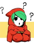  ? breasts cleavage clothed clothing female green_eyes green_hair hair mario_bros mask nintendo nipple_bulge not_furry shygirl solo video_games 