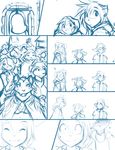 2016 anthro armor basitin bell cape cloak clothing comic feline female flora_(twokinds) group hair keidran keith_keiser madelyn_adelaide male mammal monochrome outside simple_background sketch tiger tom_fischbach twokinds webcomic white_background 