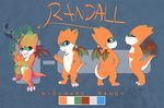  alternate_color anthro color_swatch digimon english_text featureless_crotch floorninja gumdramon male model_sheet motion_blur multiple_images multiple_poses pose randall_wischenster scalie solo text 