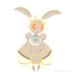  alpha_channel animated eled0ra female low_res machine magearna nintendo orange_sclera pink_eyes pok&eacute;mon red_sclera simple_background solo transparent_background video_games watermark 