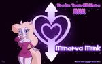  abstract_background animaniacs breasts cleavage clothed clothing dress erotic_toon_all-stars_xxx female mammal minerva_mink mink mustelid solo toddrogue69 wallpaper warner_brothers 