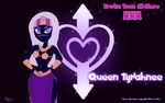  abstract_background alien duck_dodgers erotic_toon_all-stars_xxx female humanoid martian not_furry queen_tyr&#039;ahnee signature solo toddrogue69 wallpaper warner_brothers 