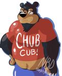  bear chub claws clothing male mammal muscular naughtybigdog overweight paws slightly_chubby solo young 