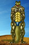  abs anthro beef claws dinosaur fish hi_res marine monster muscular pecs powerful reptile scalie shark sixpack solo teeth 