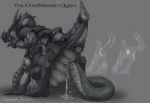  2016 anus belly big_belly breasts dark_nek0gami digital_media_(artwork) duo eyes_closed female full-length_portrait monster oviposition penetration portrait pussy reptile scalie snake solo_focus tentacle_maw tentacles tongue tongue_out xenomorph_queen 