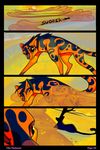  2016 cheetah comic disney feline feral fuli fur hair lytschi male mammal simple_background smile spots text the_lion_guard the_lion_king 