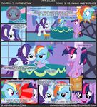  2015 absurd_res alternate_hairstyle beverage blue_fur chair comic cup cutie_mark dialogue english_text equine feathered_wings feathers female food friendship_is_magic frown fur furniture group hair hi_res horn inside kettle magic mammal multicolored_hair my_little_pony nightmaremoons pegasus purple_eyes purple_feathers purple_fur rainbow_dash_(mlp) rainbow_hair rarity_(mlp) reflection table tea text twilight_sparkle_(mlp) unicorn white_fur winged_unicorn wings 