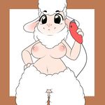  anthro breasts caprine dawn_bellwether disney electric_razor female green_eyes kloudmutt mammal nipples nude pussy shaved shaving shearing sheep solo wool zootopia 