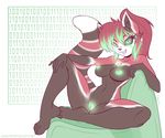  2016 android anthro areola binary_code black_fur black_nose black_sclera blue_eyes blue_hair blue_nipples blue_pussy breasts clitoris female fur gem glowing glowing_eyes hair inner_ear_fluff looking_at_viewer machine mammal navel nipples nude pinup pose pussy red_fur red_hair red_panda robot sallyhot simple_background sitting smile solo spread_legs spreading stripes teeth two-tone-hair white_background white_fur 