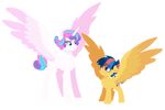  2016 alpha_channel duo equine fan_character female flurry_heart_(mlp) friendship_is_magic hi_res horn kilala97 mammal my_little_pony pegasus simple_background starburst transparent_background winged_unicorn wings 