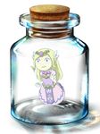  angry blonde_hair bottle cork in_bottle in_container jar long_hair princess_zelda solo the_legend_of_zelda the_legend_of_zelda:_spirit_tracks 