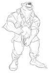  anthro bear hi_res hogswild male mammal muscular sketch solo 