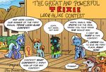  2016 changeling dialogue english_text equine fan_character female friendship_is_magic group horn horse male mammal my_little_pony pony pony-berserker snails_(mlp) snips_(mlp) text transformation trixie_(mlp) unicorn 