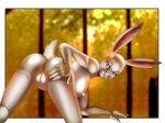  2016 amber_(armello) anthro armello breasts female lagomorph looking_at_viewer mammal nipples nude pussy rabbit smile solo xochitldreaming 