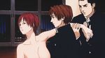  1girl 2boys animated animated_gif breasts gantz kishimoto_kei kurono_kei multiple_boys nude 
