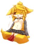  artist_request blonde_hair breasts censored dog furry long_hair nipples one_eye_closed open_mouth penis pussy sex 