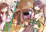  animal dog ebisuzawa_kurumi gakkou_gurashi! naoki_miki sasahara_wakaba seifuku takeya_yuki wakasa_yuuri 