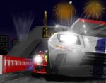  artist_request car fireworks motor_vehicle night night_sky racing ridge_racer vehicle 