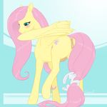  2016 ambiguous_gender anatomically_correct anatomically_correct_pussy angel_(mlp) animal_genitalia animal_pussy anus arareroll blush butt clitoris cutie_mark dock duo equine equine_pussy eyes_closed feathered_wings feathers female feral fluttershy_(mlp) friendship_is_magic fur hair hi_res hooves lagomorph long_ears long_hair mammal my_little_pony paws pegasus pink_hair pussy rabbit raised_leg smile tail_grab teal_eyes teats whiskers white_fur wings 
