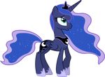  2015 90sigma absurd_res alpha_channel blue_eyes blue_feathers blue_fur blue_hair crown cutie_mark equine feathers female feral friendship_is_magic fur hair hi_res horn jewelry mammal my_little_pony necklace princess_luna_(mlp) simple_background solo transparent_background winged_unicorn wings 