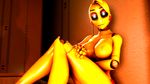  3d_(artwork) absurd_res animatronic anthro avian beakless bird black_sclera breasts cgi chicken clothing digital_media_(artwork) erect_nipples eyeshadow five_nights_at_freddy&#039;s five_nights_at_freddy&#039;s_2 hi_res looking_at_viewer machine makeup nipples panties robot solo source_filmmaker toy_chica_(fnaf) underwear video_games 