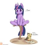  2016 alasou alpha_channel avian bird body_swap dialogue duo english_text equine female feral friendship_is_magic hair hi_res horn male mammal multicolored_hair my_little_pony owl owlowiscious_(mlp) patreon purple_eyes purple_hair simple_background text transparent_background twilight_sparkle_(mlp) underhoof unicorn 
