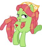  2016 90sigma absurd_res alpha_channel cutie_mark earth_pony equine female feral friendship_is_magic fur green_fur hair headscarf hi_res horse looking_at_viewer mammal multicolored_hair my_little_pony open_mouth pony purple_eyes simple_background smile solo transparent_background tree_hugger_(mlp) two_tone_hair 