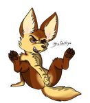  alpha_channel anthro balls canine disney dontbeazombie fennec finnick fox male mammal nude penis penis_tip simple_background solo transparent_background zootopia 