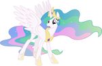  2016 90sigma absurd_res alpha_channel crown cutie_mark equine feathered_wings feathers female feral friendship_is_magic fur hair hi_res horn jewelry mammal multicolored_hair my_little_pony necklace open_mouth princess_celestia_(mlp) purple_eyes simple_background solo spread_wings transparent_background tree white_feathers white_fur winged_unicorn wings 