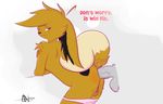 anal anthro balls blue_eyes blush butt clothing digital_draw disembodied_penis eevee from_behind_position girly hi_res invalid_tag jonas_sevilla joy male male/male nintendo nude panties penetration penis pok&eacute;mon sex simple_background smile underwear video_games 