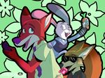  canine disney female fennec finnick fox judy_hopps lagomorph male mammal nick_wilde pawpsicle rabbit zootopia 