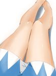  bare_legs barefoot blue_dress cirno dress female_pov legs legs_together mizune_(winter) pov shiny shiny_skin simple_background sitting solo thigh_gap toenails toes touhou white_background 