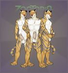  anthro disney erection feline group male mammal masturbation penis standing stripper_tiger_(zootopia) tiger yomari_u zootopia 