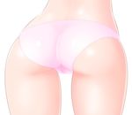  ass ass_focus close-up from_behind original panties pink_panties solo underwear white_background yasuto_(eria151) 