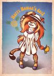  anthro blue_eyes cheetah clothing cute dress feline female foxpop ginger gloriatiller hair hippie mammal pinup pose red_hair smile womensday 