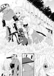  bad_pixiv_id blush bodysuit braid comic festival flower gloves greyscale hat hjm kyoukaisenjou_no_horizon long_hair mary_stuart monochrome pantyhose scar scarf silent_comic single_braid spoilers tenzou_crossunite very_long_hair 