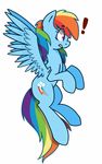  ! blue_fur cutie_mark equine feathered_wings feathers female feral friendship_is_magic fur hair horse mammal multicolored_hair my_little_pony pegasus pony rainbow_dash_(mlp) rainbow_hair simple_background solo surprise wings 