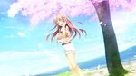  1girl female game_cg long_hair nanaroba_hana natsuki_hikari purely_x_cation solo tree 