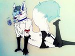  canine clothing dog fox lingerie male mammal ray_divine redflingfox solo wolf 